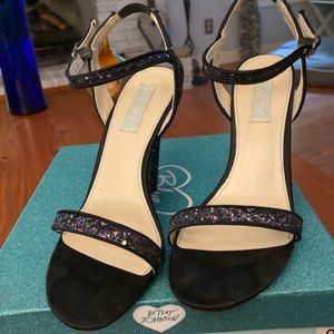 Betsy Johnson Women's 8 sparkly sandals